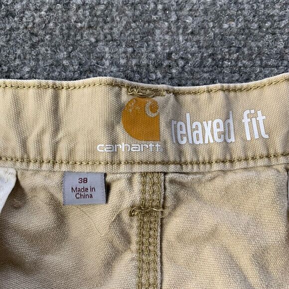 Carhartt Cargo Shorts Mens 38 Relaxed Fit Utility Brown 10” Inseam - Picture 10 of 14